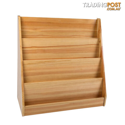 Book Display Shelf  Solid Pine Wood - FT049