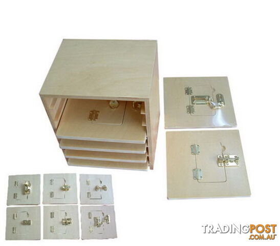 Latch Boards & Cabinet Set (6 boards  20x20cm) - SE40009-10.190003