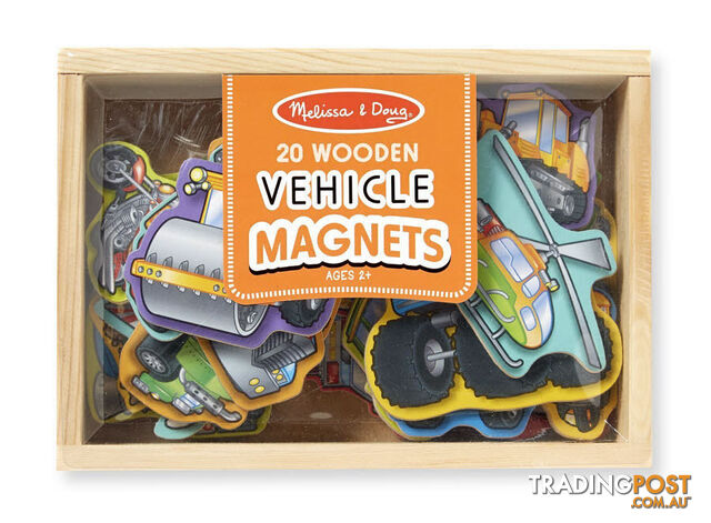 M&D - Magnetic Vehicles In A Box - Wooden - ETM8588