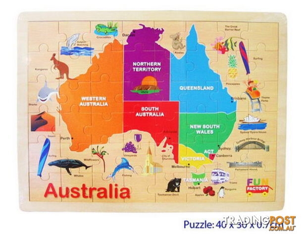 Jigsaw Puzzle - Australia Map - ETL3718