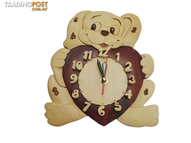 Wooden Clock - Dalmatian - last in stock box damaged - ETQ0854