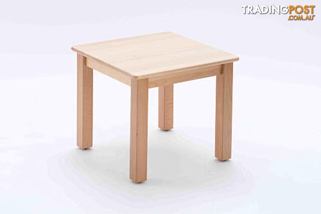 Table Square Beech Wood - Med 45cm high - FT49222-45