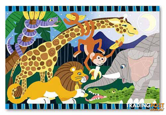 M&D - Safari Social Floor Puzzle - 24pc - ETM4423