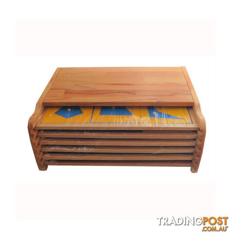 Geometric Cabinet in Full Beech Wood - SE45110