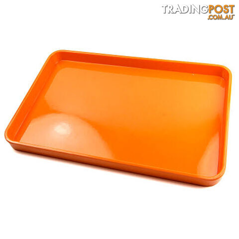 Melamine Tray with Handle - large (comes in Pink, Yellow, White, Blue, Black) specify colour in comments when ordering - PR072