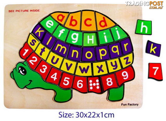 Puzzle - Turtle Number/Letter - ETL3144