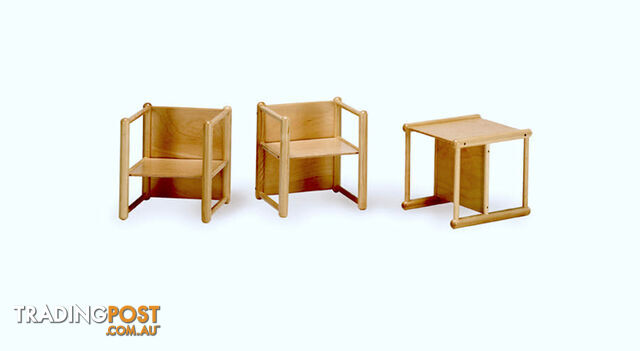 3 Way Multi Purpose Chair in Beech Wood - FT082