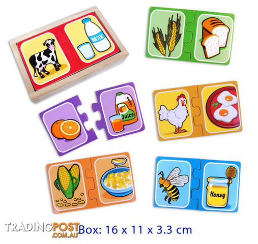 Make a Pair Puzzle 12 cards - ETL0050