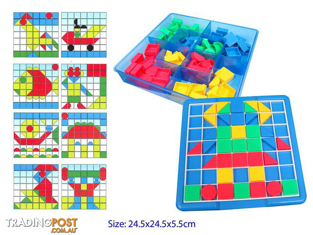Geometric Pattern Play Set - 93pc - ETL0042