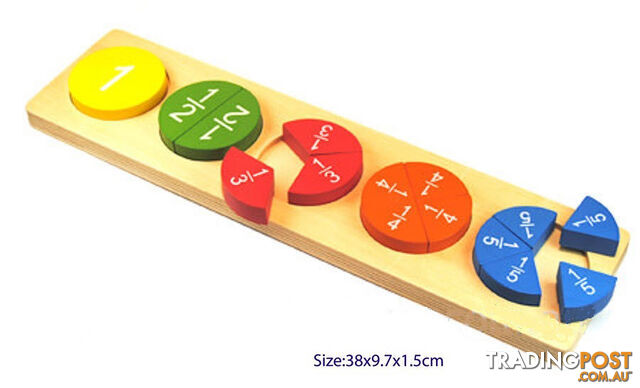 Fraction Puzzle 1-1/5 - ETL0826