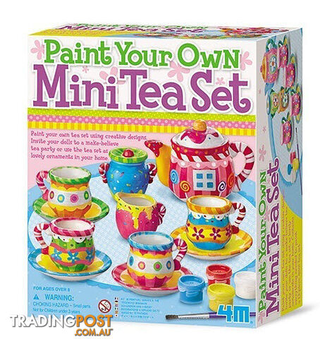 4M - Paint Your Own Mini Tea Set - EGJ4541