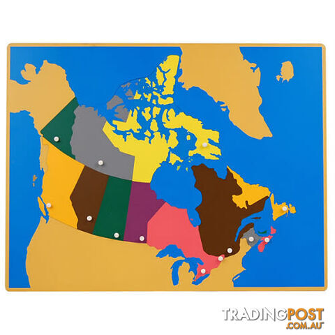 Puzzle map of Canada - GE011