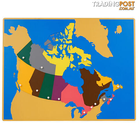 Puzzle map of Canada - GE011