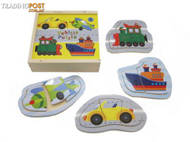 Transport Puzzle Box 4 in 1 - ETE0154