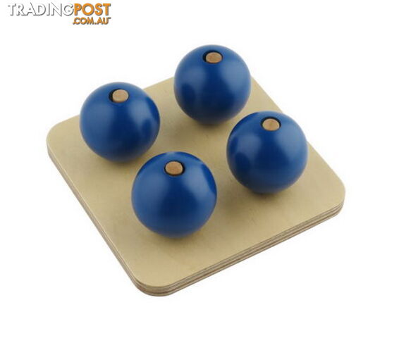 Four Blue Balls on Small Pegs - LT034