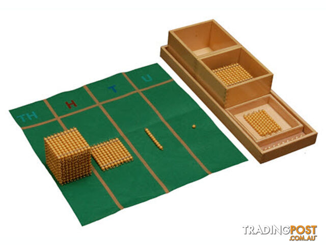 Felt Mat - Lined Units for Decimal System Work - MA065-1