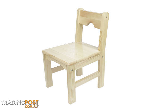 Chair 2-4 Solid Pinewood Natural Finish (Factory Seconds) - FT3050