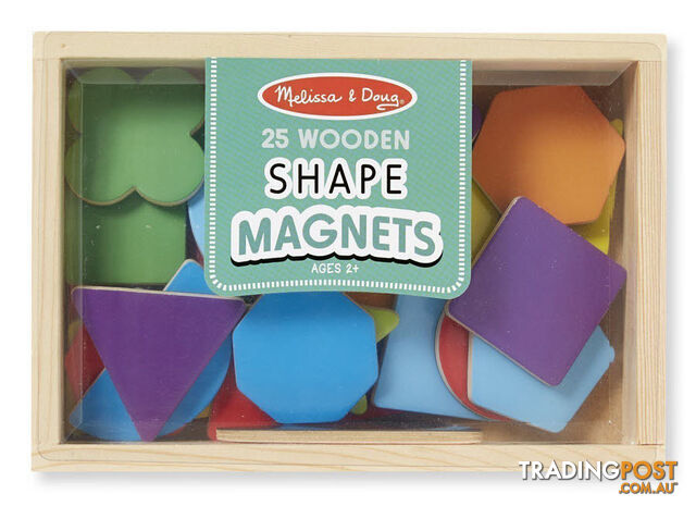 Magnetic Geometric Wooden Shapes in Box - ETM9277