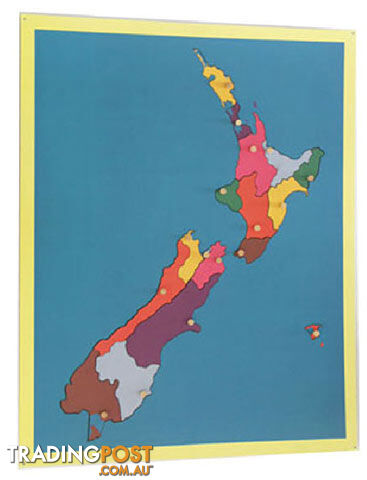 Puzzle map of New Zealand - GE43500