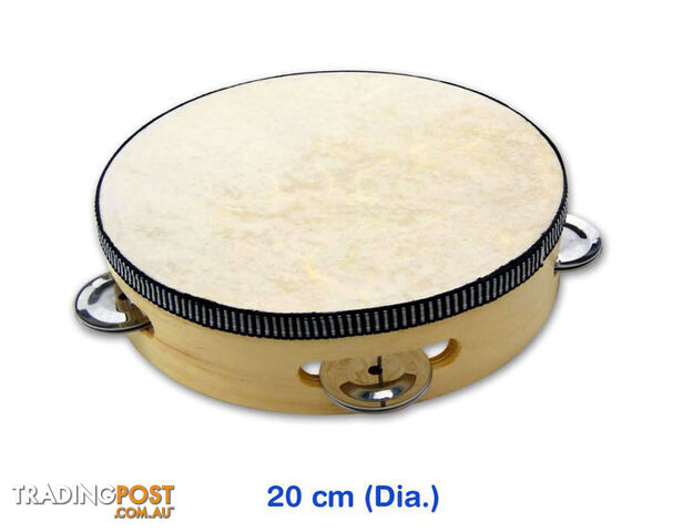 Tambourine with Skin 20cm - ETL0801