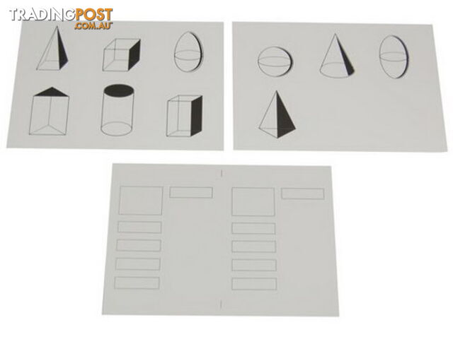 Geometric Solids Copy Master Cards 2D - SE007-2.206400