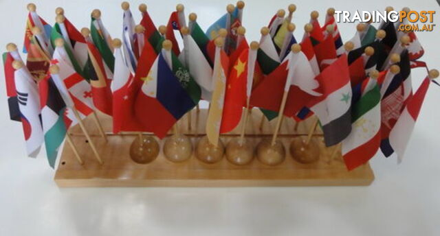 Flags & Stand of Asia (47 flags) - 601611