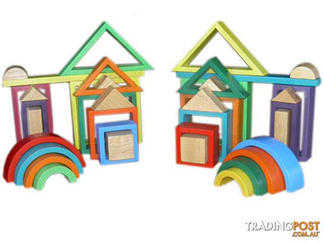 Rainbow Nesting Blocks - ETQ0928