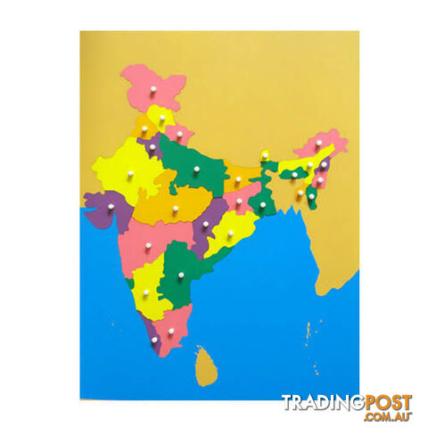 Puzzle map of India - GE023