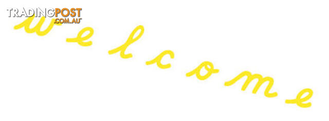 Movable Alphabet Small Cursive Yellow - LA45210