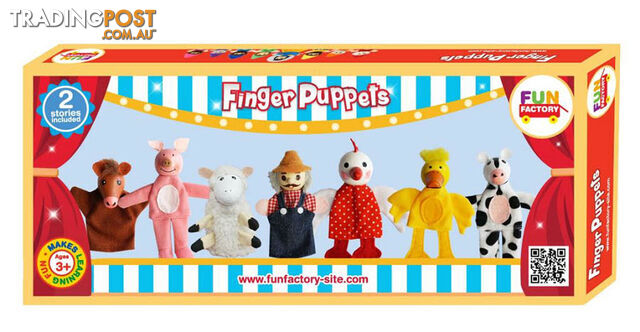 Finger Puppet 8pcs - Old MacDonald Had A Farm - ETL0104-M