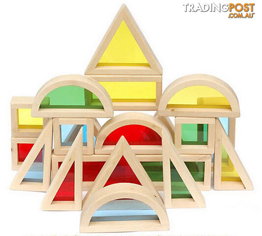 Wooden Rainbow Blocks - ETY1055