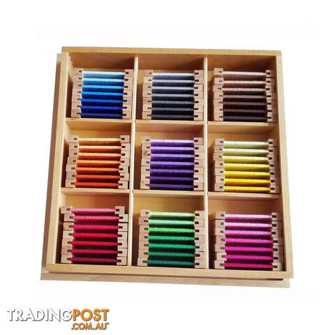 Silk Third Box of Colour Tablets - Wooden Holders - SE42310