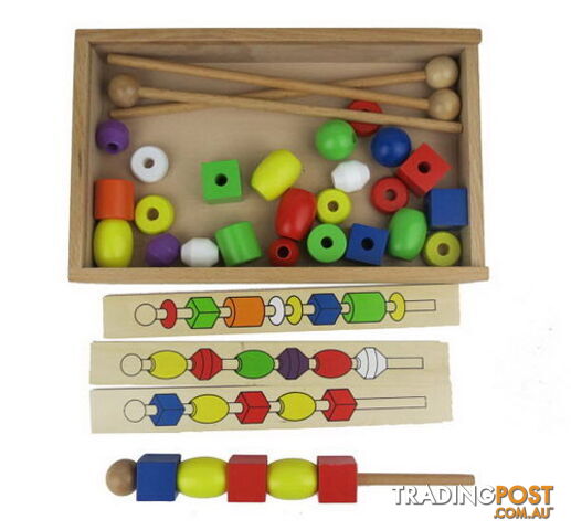 Bead Sequencing Set in Timber box - T12171