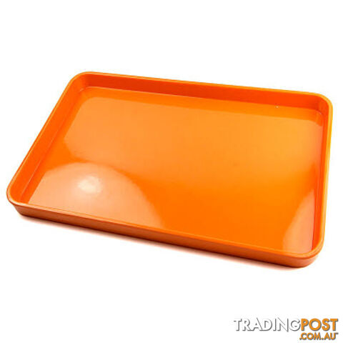 Melamine Tray with Handle - large (comes in Pink, Yellow, White, Blue, Black) specify colour in comments when ordering - APR072