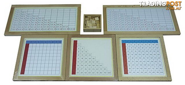 Multiplication Working Charts - MA033-1