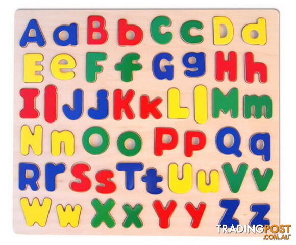 Raised Alphabet Puzzle - Upper and Lower Case - ETL3574