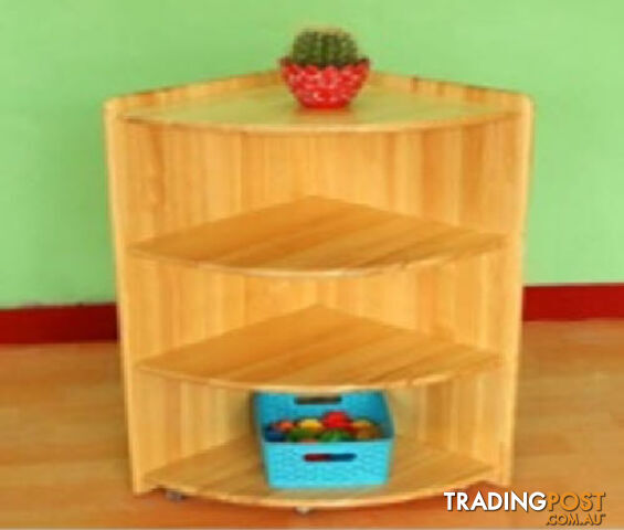 Montessori Corner 4 Shelf Unit in Pinewood - FT3045