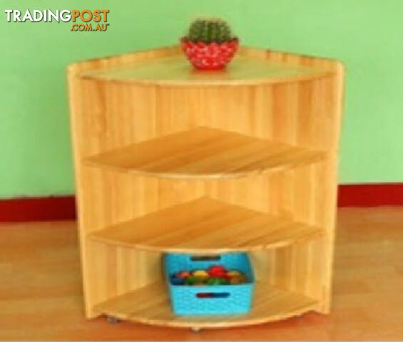 Montessori Corner 4 Shelf Unit in Pinewood - FT3045