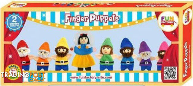 Finger Puppets 8pc - Snow white - ETL0104-S
