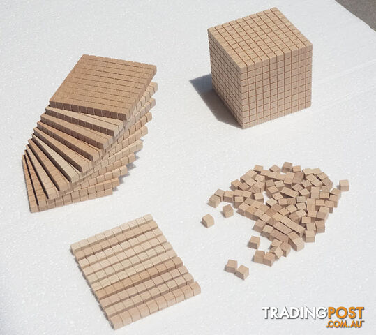 Wooden Ten Base Material in Timber box - MA50271