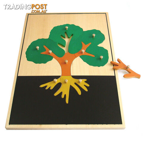 Large Tree Puzzle with Wooden Knobs - BO50270-3