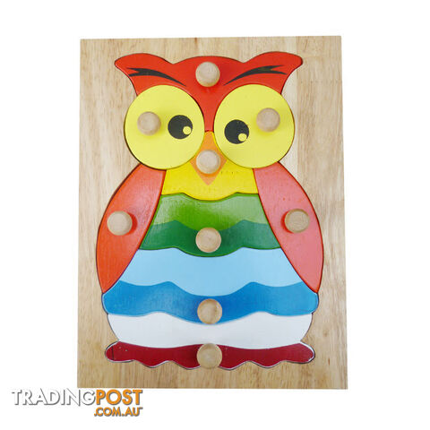 Hootie Owl Knob Puzzle - ETQ0243