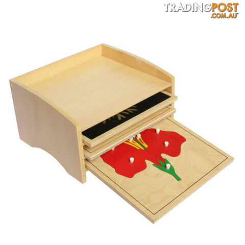 Botany  Cabinet with 3 Puzzles, Tree, Leaf, Flower - BO001.505500