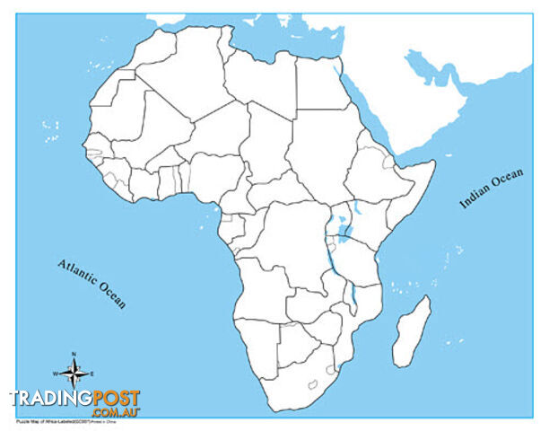 Control Map Unlabelled - Africa - GE007-2