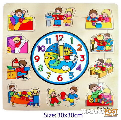 Puzzle Clock - Children - ETL3927