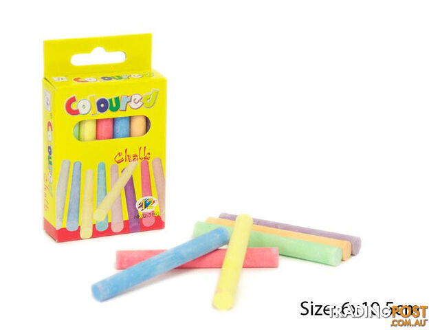 Coloured Chalk 12pc Box - ETL0641