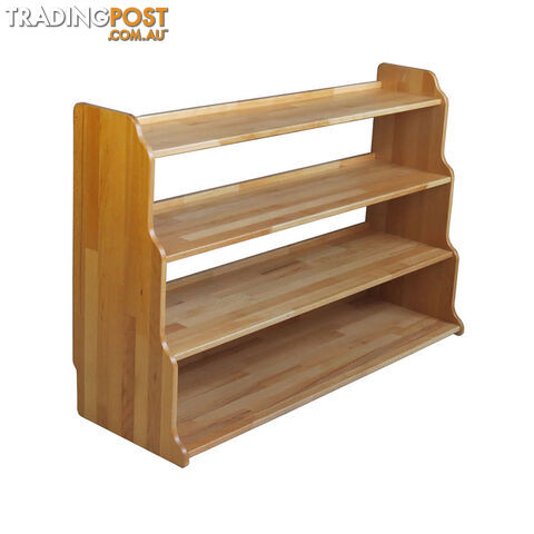 Montessori Stepped Back 4 Shelf Unit in Solid Beech Wood - FT49001