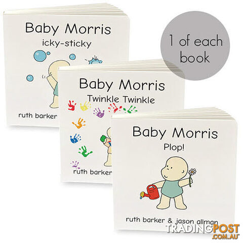 Baby Morris - Inspiring Realistic Play 3 Book Set - BKBM01