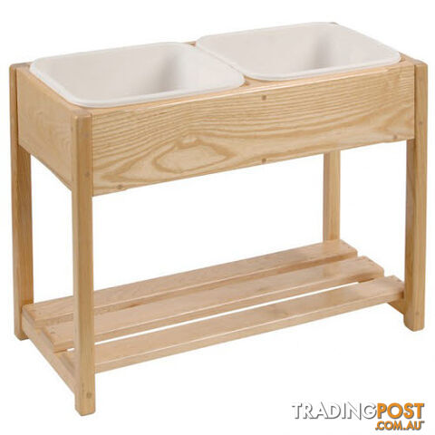 Dishwashing Stand for 3-6 year olds -  in Beech Wood - FT089A-2