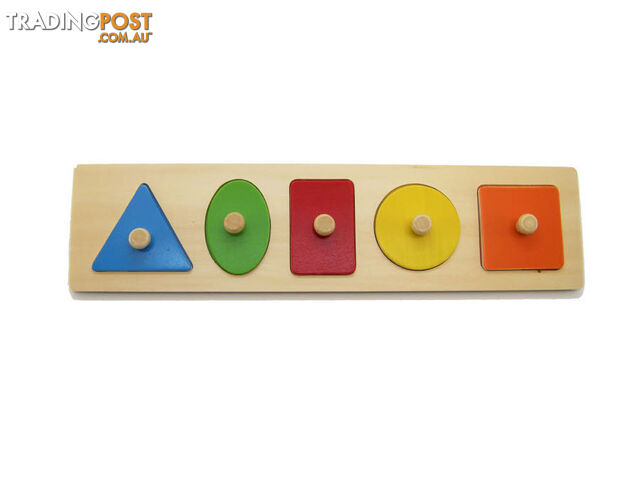 Geometric Shape Puzzle Board with Knobs - ETE0142